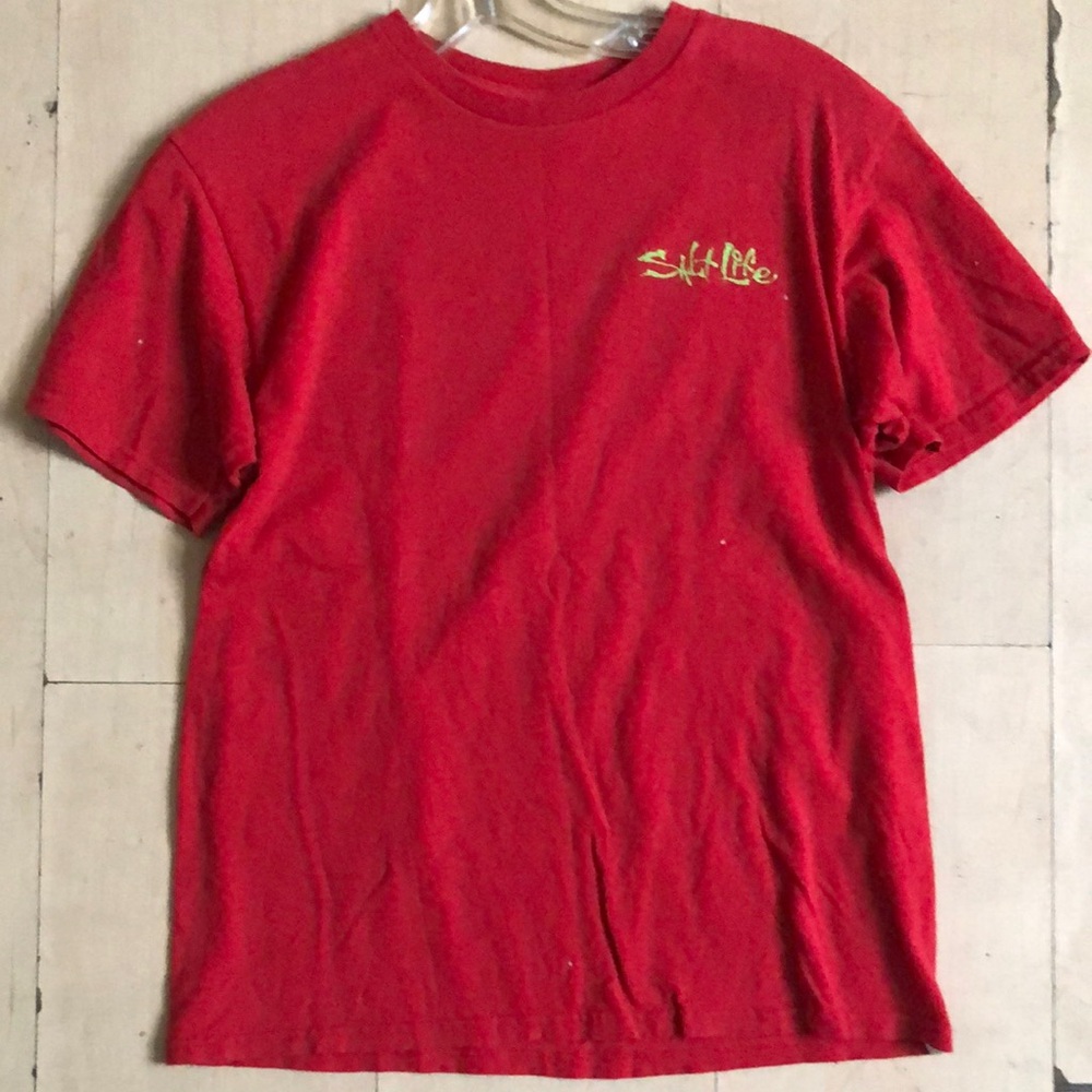 Salt Life Red Short Sleeve Tee